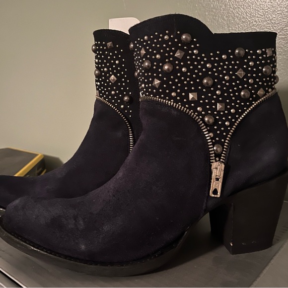 Old Gringo Indigo suede studded bootie - Picture 14 of 16